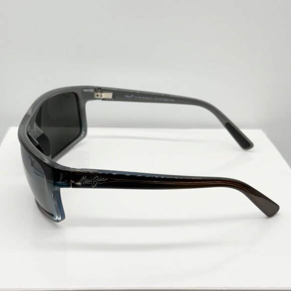 Maui Jim Byron Bay MJ 746-03F Black Blue Marlin Sunglasses Polarized Lenses - Picture 4 of 9